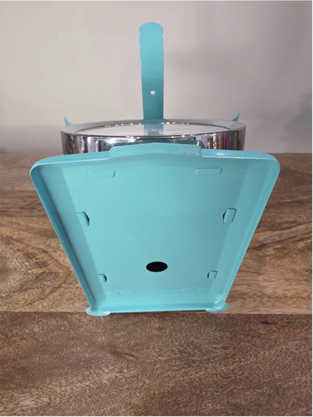 The Pioneer Women Sweet Rose Mini Analog Scale Teal & Multicolor Metal - No Tray